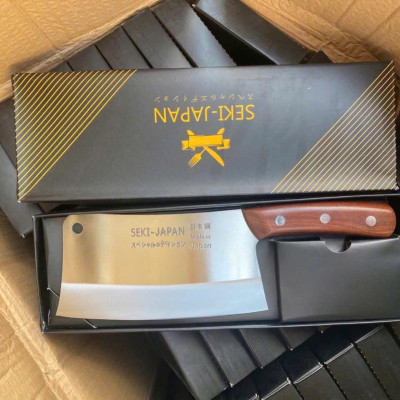 Dao Chặt Xương Cao Cấp Seki Nhật Bản, Dao Làm Bếp Thép Không Gỉ Chắc Chắn Chặt Xương Chặt Gà