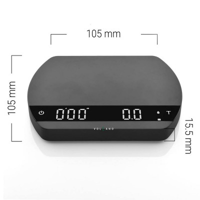 Cân điện tử Felicita Arc cho pha chế cà phê espresso đồ uống có đếm giờ pin sạc