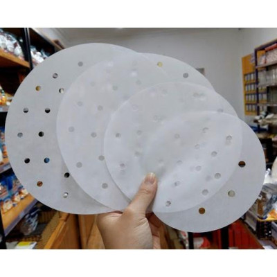 GIẤY NẾN ĐỤC LỖ SIZE 20 CM (TRẮNG) DÙNG CHO NỒI CHIÊN
