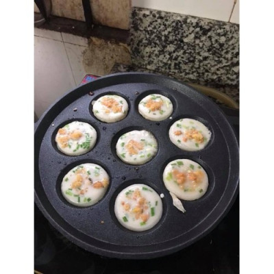 Chảo Đổ Bánh Khọt, Bánh Căn 8 Khuôn Chống Dính