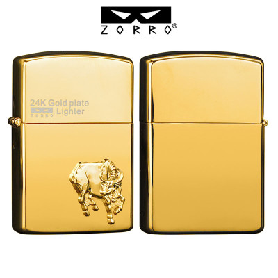 Vỏ Hột Quẹt Bật Lửa Xăng Đá Zorro Z24K Ôp Nổi Họa Tiết 12 Con Giáp Cực Đẹp - Nhiều Hình
