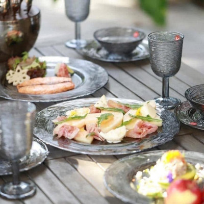 SET 18 MÓN BÁT/ĐĨA/LY VIOLA – SẮC XÁM SANG TRỌNG, CHUẨN ĐẲNG CẤP! Hàng chính hãng