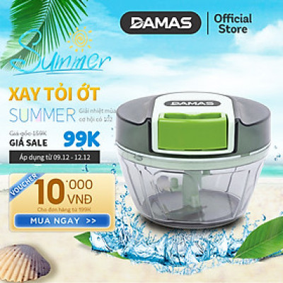 Dụng Cụ Băm Rau Củ Quả , Xay Tỏi Ớt , Xay Thịt Cầm Tay DAMAS Quick Chopper A397 - Hàng chính hãng