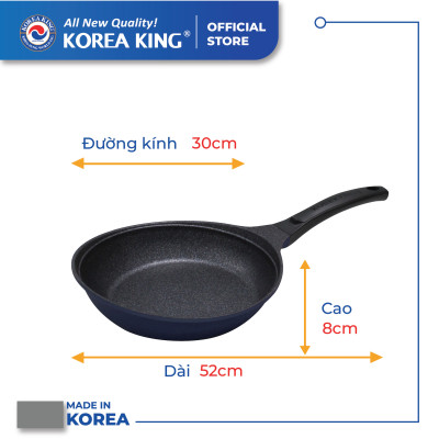 Chảo cạn Colormic Korea King KFP-30CI (size 30cm) - Hàng chính hãng
