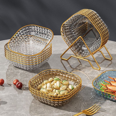 Combo 4 Đĩa Vuông Đựng Đồ Chất Liệu Nhựa, Đựng Đồ Đa Dụng