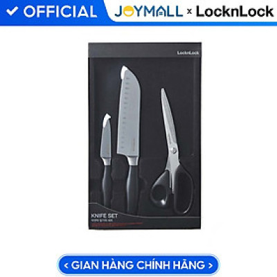 Bộ dao kéo nhà bếp Lock&Lock bằng thép không gỉ CKK303 CKK304 CKK305 - Hàng chính hãng chống ăn mòn - JoyMall