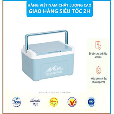 Phích vuông thái 2.3L 3932, Phích mini giữ nhiệt tiện lợi, Phích Đá giữ nhiệt lên đến 8h, Phích Đá Giữ Nhiệt Văn Phòng Việt Nhật cao cấp - Hàng Việt Nam