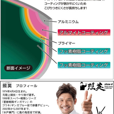 Nồi quấy bột chống dính cao cấp dùng cho bếp từ Show-A - Size 16cm nội địa Nhật Bản