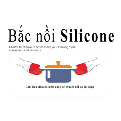 [HÀNG CHÍNH HÃNG]Bộ đôi miếng bắc(bê) nồi chảo silicone chịu nhiệt tới 250oC, thân thiện môi trường GGOMi Hàn Quốc GG738