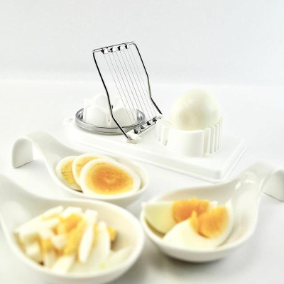 Combo 01 Muôi xới cơm chống dính tiện lợi Echo Metal + 01 Dụng cụ cắt  trứng lưỡi Inox cao cấp - Nội địa Nhật Bản