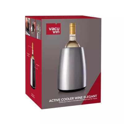 Vacu Vin - Bình giữ mát rượu màu bạc