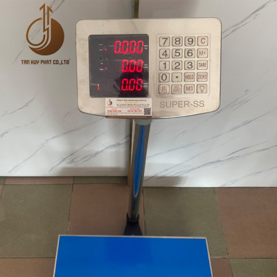 Cân Điện Tử Tính Tiền JPS - Mặt Bàn Cân 500x600MM - Đầu Chống Nước