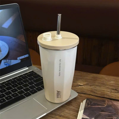 Cốc ly giữ nhiệt TYESO TS-8848B 600ml  bằng thép không gỉ 304  Chống tràn & Giữ nhiệt 12 tiếng