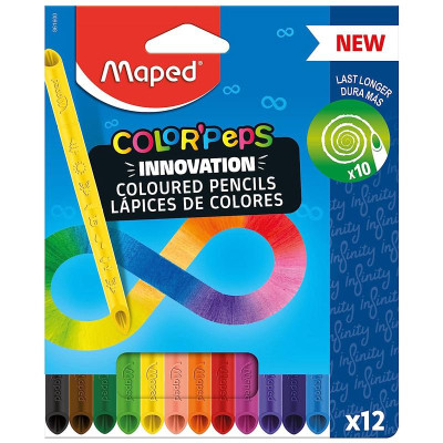 Hộp 12 Chì Màu Vô Cực - Maped 861600