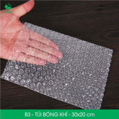 B3 - 30x20 cm - 100 Túi bóng khí chống sốc đóng hàng - Túi gói hàng, bọc chống sốc, xốp chống sốc