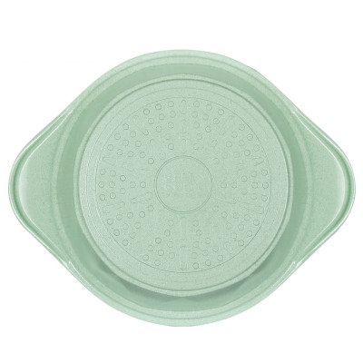 Combo chảo đúc và nồi đúc 7 lớp chống dính men đá size 20cm đáy từ dùng được mọi loại bếp Greencook-Hàng chính hãng