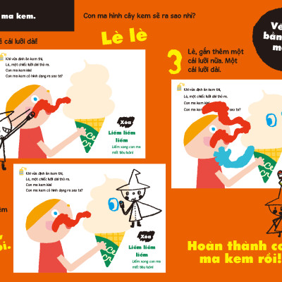 Sách - Dtpbooks - Vẽ, xóa, rồi lại vẽ - Phù thủy nhỏ - Những Người Bạn Ma - Tủ sách vui để học