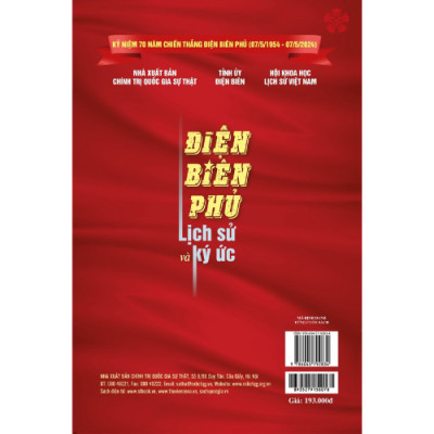 Điện Biên P.hủ - Lịch sử và ký ức (bản in 2024)