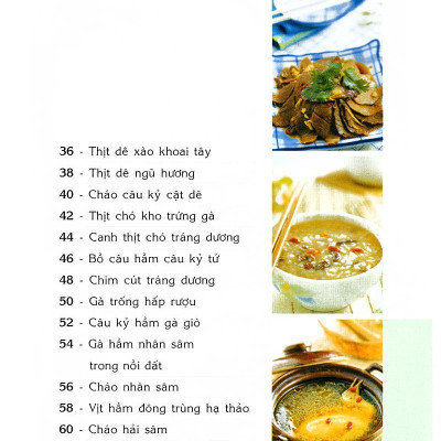 Món Ăn Bổ Dưỡng Cho Vợ Chồng Trẻ