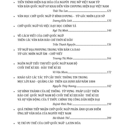 CHỮ QUỐC NGỮ, Quyển 2 - Những Đóng Góp Vào Văn Hóa Việt Nam