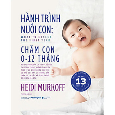 (Bìa cứng) HÀNH TRÌNH NUÔI CON - Chăm Con 0-12 Tháng - What To Expect The First Year - Heidi Murkoff