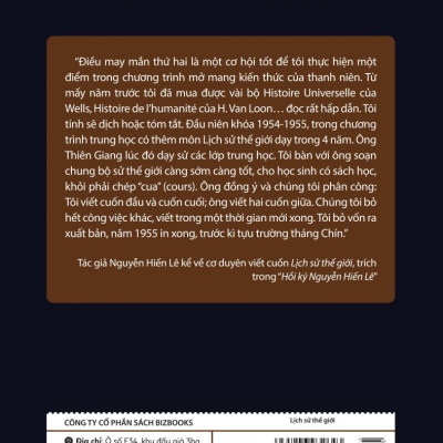 Lịch Sử Thế Giới - Nguyễn Hiến Lê_ Sách_ Sách Bizbooks_ Sách hay mỗi ngày 