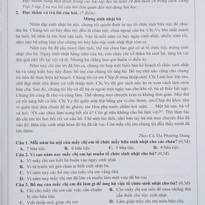 Sách - Đề kiểm tra Tiếng Việt 5 học kì I