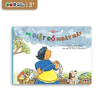 Truyện Ehon bé 3-4-5 tuổi - Mẹ giặt đồ ngày mây