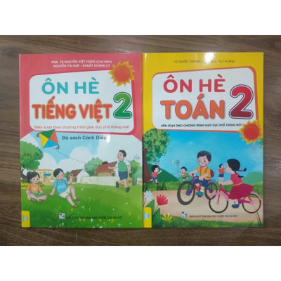 Sách - Combo Ôn Hè Toán + Tiếng Việt 2 (Cánh Diều)