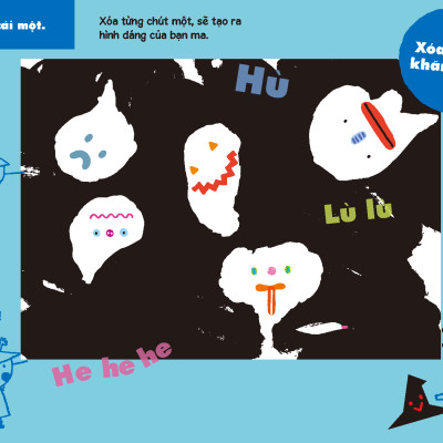 Sách - Dtpbooks - Vẽ, xóa, rồi lại vẽ - Phù thủy nhỏ - Những Người Bạn Ma - Tủ sách vui để học