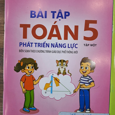 Sách - Combo Bài tập Toán 5 Phát triển năng lực - tập 1 + 2 (Cánh diều)