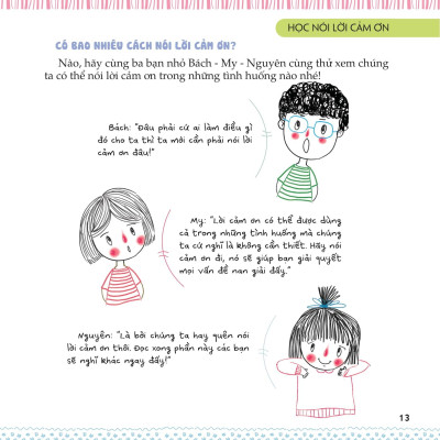 Kỹ Năng Sống Dành Cho Học Sinh - Học Nói Lời Cảm Ơn (Tái Bản)