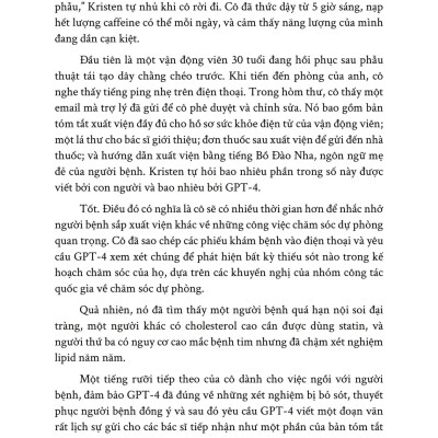 Sách - Cuộc Cách Mang AI Trong Y Học - GPT-4 Và Hơn Thế Nữa