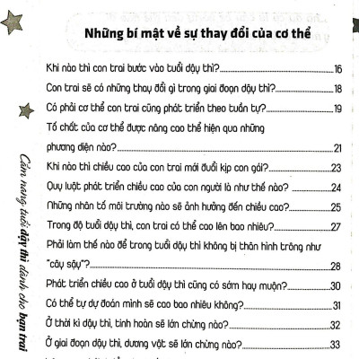 Cẩm Nang Tuổi Dậy Thì Dành Cho Bạn Trai (Tái Bản 2023)