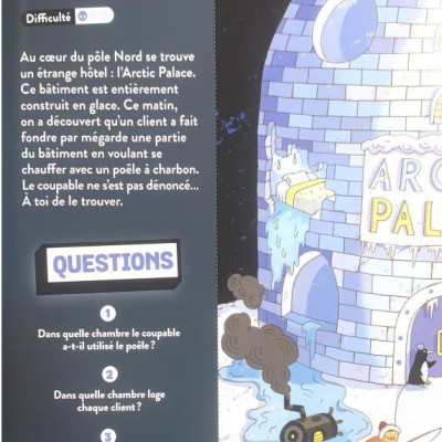 Sách giải đố tương tác tiếng Pháp: Ne Enigmes A Tous Les Etages Tome 2 Les Douze Mauvais Coups De Minuit