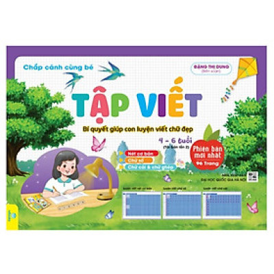 Sách - Chắp cánh cùng bé - Tập viết - Bí quyết giúp con luyện viết chữ đẹp - Ndbooks