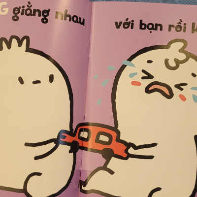 Sách Ehon Miu Bé Nhỏ Phần 1 Song Ngữ - Đừng Khóc Nhè Nhé