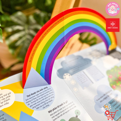 Sách - Tớ yêu khoa học - Chuyến phiêu lưu của nước và não bộ - Đa tương tác lật mở, kéo đẩy và hình dựng 3D - Đinh Tị Books