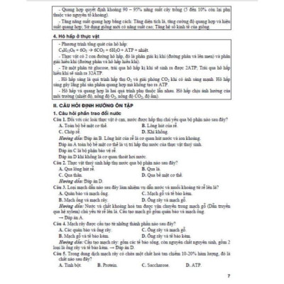 Cẩm nang ôn tập trọng tâm môn sinh học luyện thi tốt nghiệp THPT (dùng chung các bộ sgk hiện hành) - HA