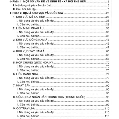 Sách-Câu Hỏi Và Bài Tập Bồi Dưỡng Học Sinh Giỏi Địa Lí 11 (Dùng Chung Cho Các Bộ SGK Hiện Hành)