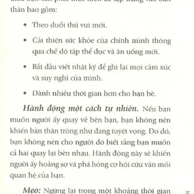 Cách Để Quên Một Người
