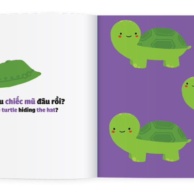 Sách Ehon - Xuống biển xem ai giấu cái gì - Dành cho trẻ từ 0 - 6 tuổi