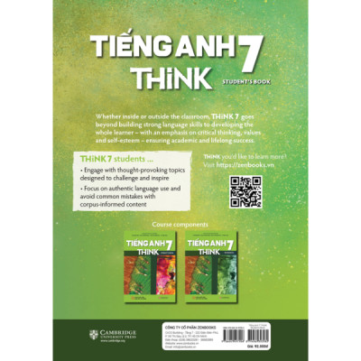 Sách Giáo Khoa Tiếng Anh 7 THiNK (Sách Bài Tập)
