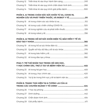 Sách - Ứng Dụng AI Trong Y Tế - Học Máy, Học Sâu Và Tương Lai Y Học