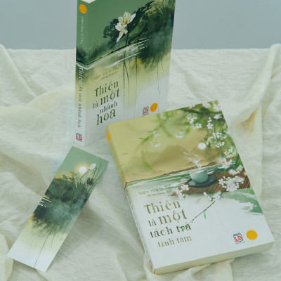 Bộ Sách Một Tách Trà Thiền ( Thiền Là Một Tách Trà Tĩnh Tâm + Thiền Là Một Nhành Hoa ) - Á Châu Books, Bìa Mềm, In Màu