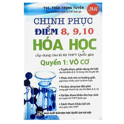Sách - Chinh Phục Điểm 8, 9, 10 Hóa Học - Quyển 1 - Vô Cơ - Khang Việt Book