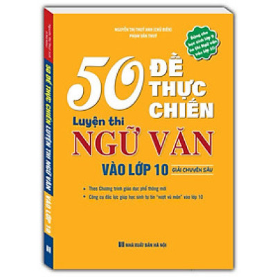 ￼Sách - 50 đề thực chiến luyện thi ngữ văn vào lớp 10 ( giải chuyên đề )