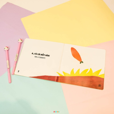 Ehon Nhận Biết - Cái Gì Thế Nhỉ? - Vui Chơi Cùng Các Bạn (Sách Song Ngữ Cho Trẻ 0-6 Tuổi)