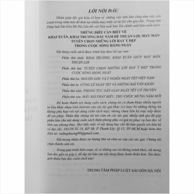 Những Điều Cần Biết Về Khai Xuân, Khai Trương Đầu Năm Để Thuận Lợi, May Mắn – Tuyển Chọn Những Lời Hay Ý Đẹp Trong Cuộc Sống Hàng Ngày - V2169D
