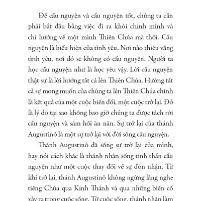 CẦU NGUYỆN 15 NGÀY VỚI THÁNH AUGUSTINÔ